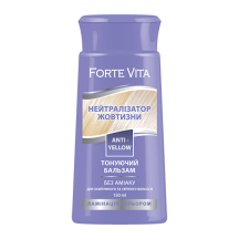 Forte Vita dažantis plaukų balzamas Geltonumo neutralizatorius 150ml.
